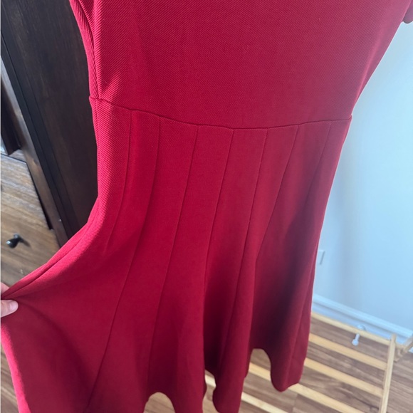 Anthropologie Red Midi Dress - Picture 5 of 7